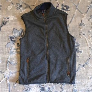 Vineyard Vines Gray Fleece Vest